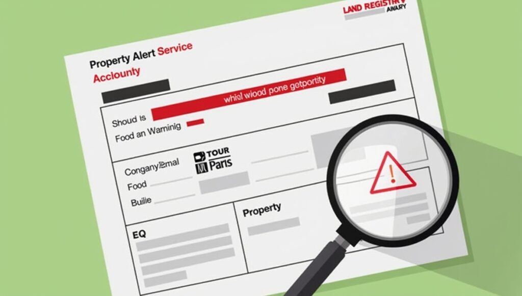 property alert service land registry